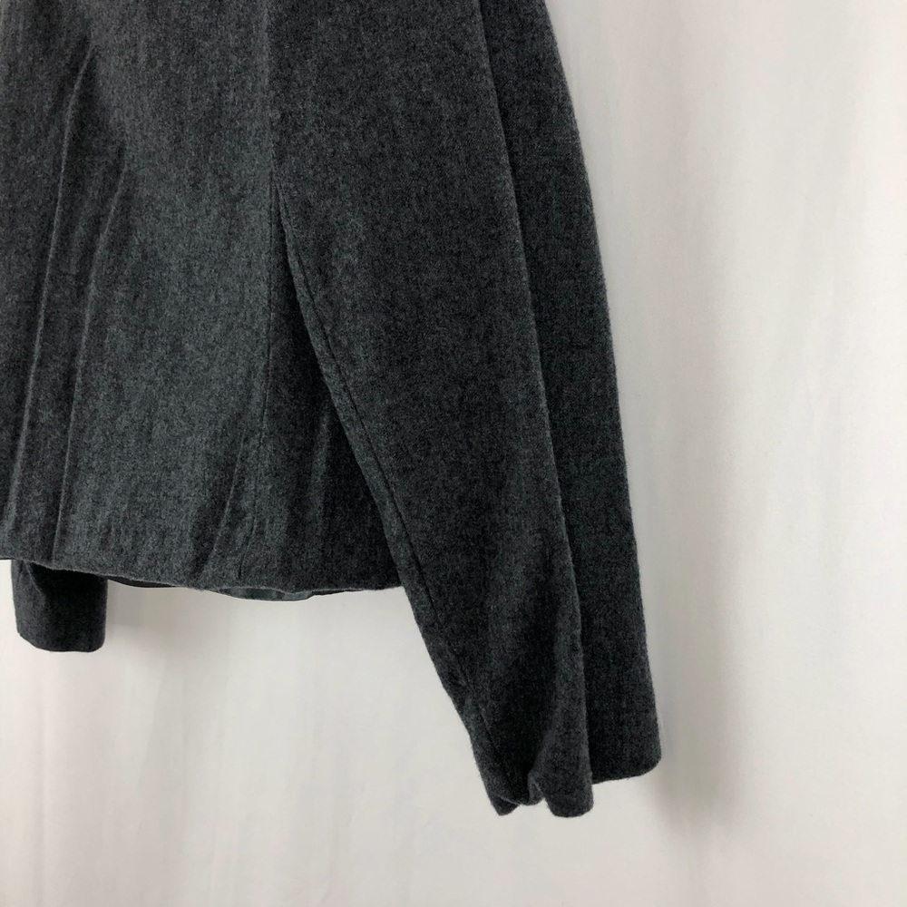 Pendleton Dark Gray Vintage Wool Jacket Pockets 38 - image 8